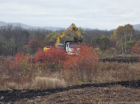 공사부지 성토작업