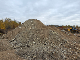 공사부지 성토작업