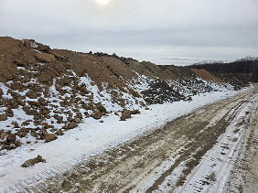 공사부지 성토작업